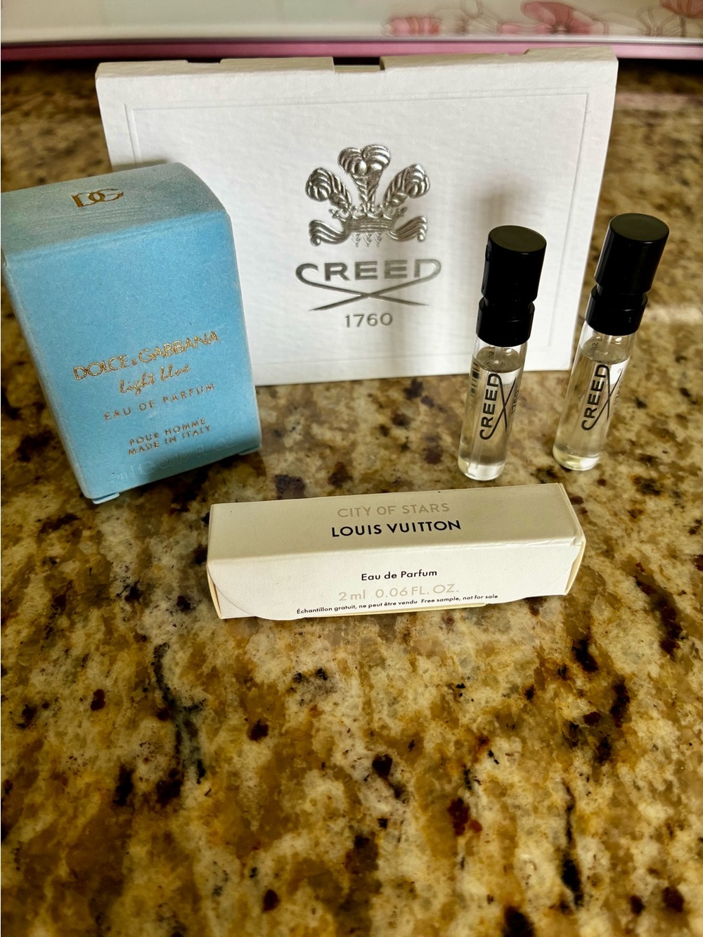 Louis Vuitton, Creed, Dolce